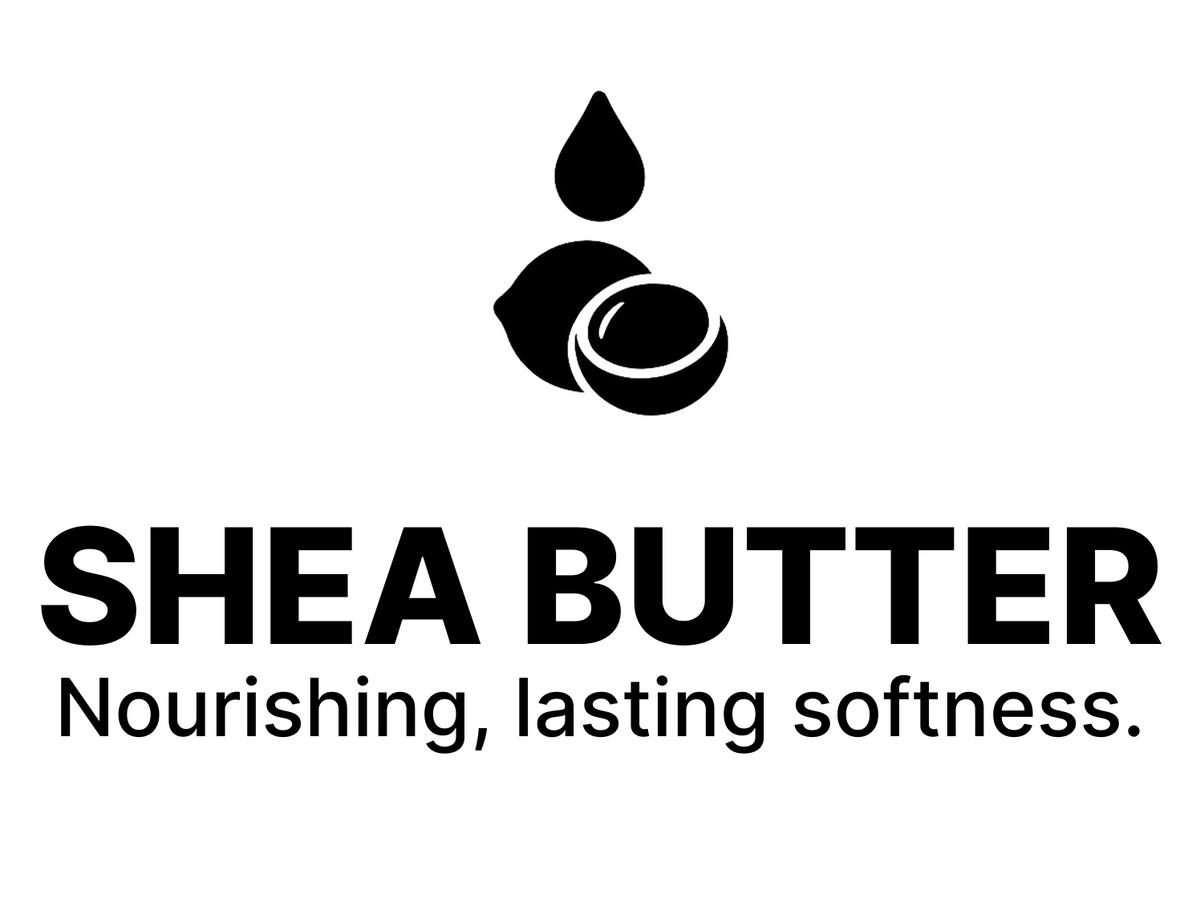 Shea butter icon with text reading “Nourishing, lasting softness” — a key moisturizing ingredient in Lucky Paw Tattoo Care Cooling Balm.