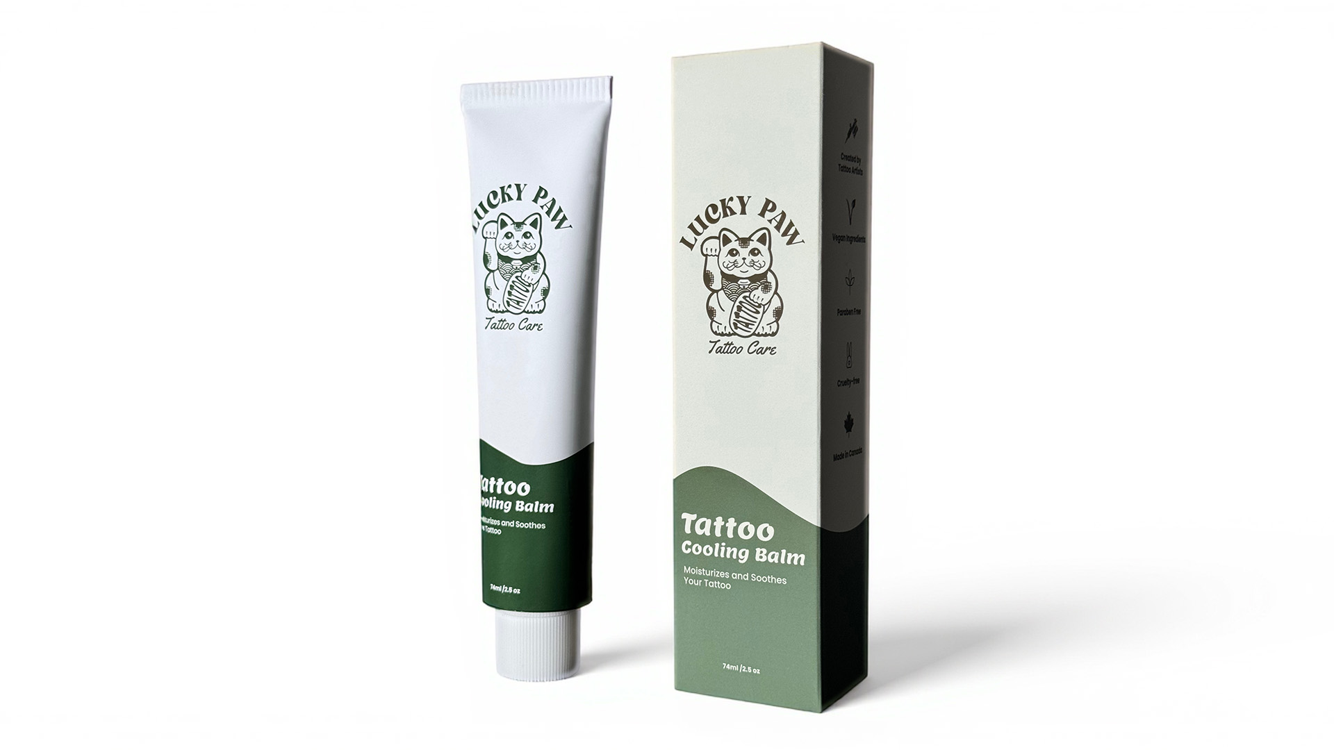 Lucky Paw Tattoo Cooling Balm