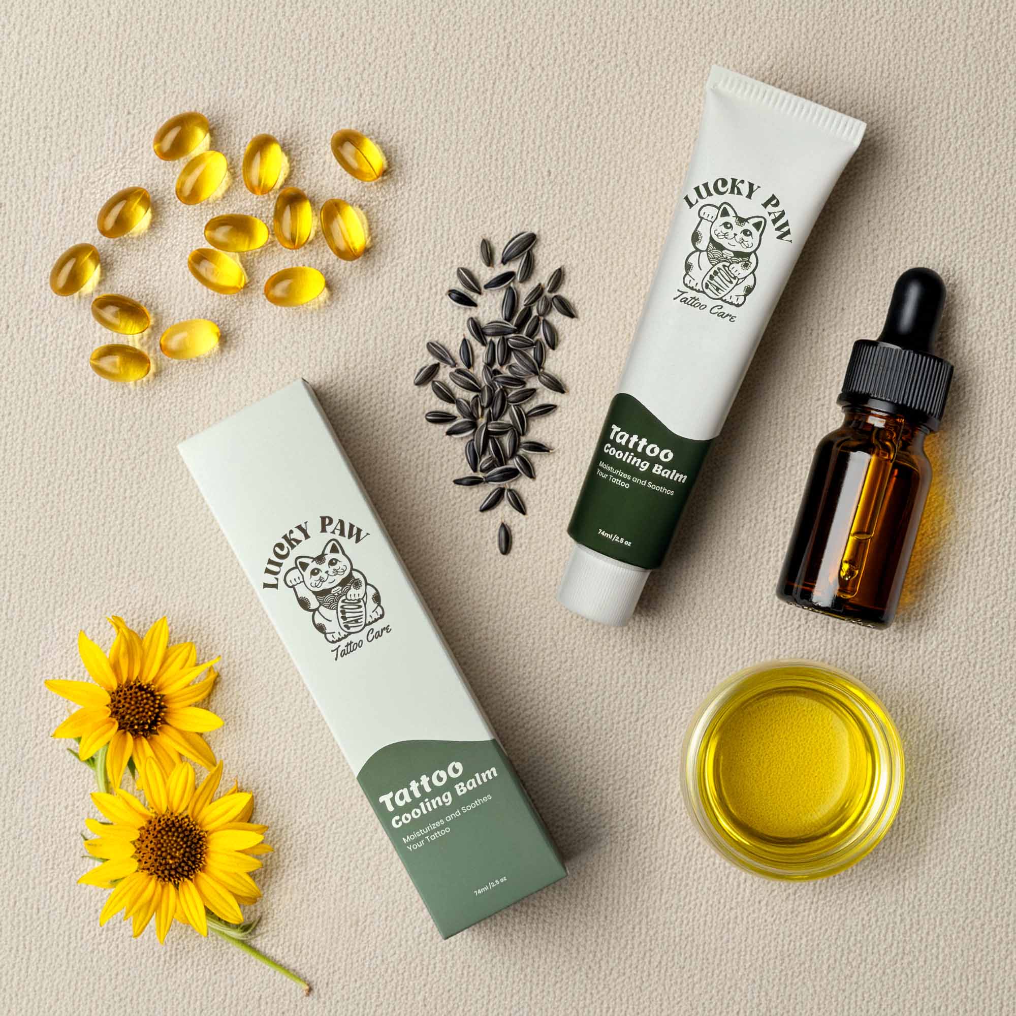 Vitamin E - Antioxidant protection for healing tattoos